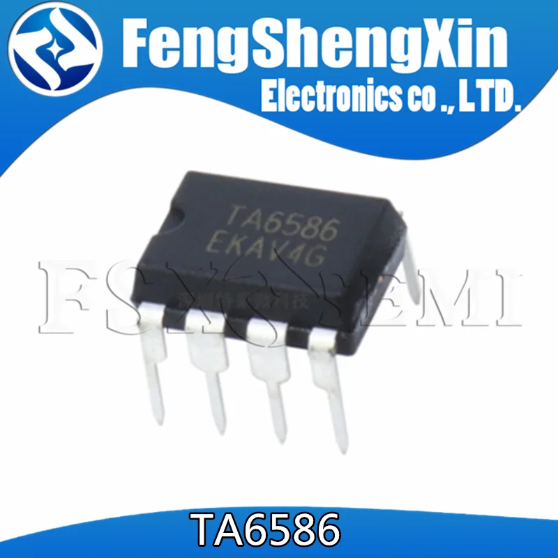 10pcs TA6586 TA31002P TA7504P TA75358PG TA75393AP TA75393P TA75458P DIP-8 DC bidirectional motor drive/motor drive IC