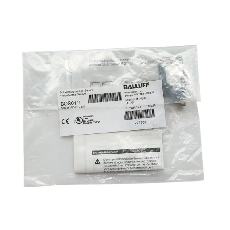 BOS011L New Original BALLUFF Photoelectric switch sensor BOS 5K-PO-ID10-S75 in stock, welcome to consult.