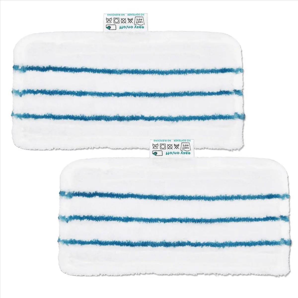 X10A 2PCS Mop Pads for Black/Decker Steam Mop FSM1600 1610 1620 1630 Washable Replacement Cleaning Mopping Cloth