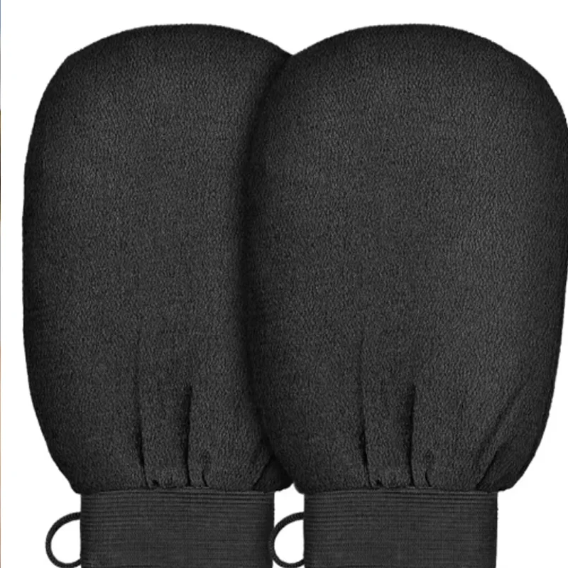 قفاز تقشير مزدوج الجانب قابل لإعادة الاستخدام - منظف الجسم من السيليكون لإزالة الجلد الميت بشكل فعال وتنظيف الحمام العميق