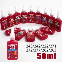 50ml Threadlocker 222 242 243 263 271 272 290 Screw Glue Quickly Cured Thread Locking Agent Anaerobic Adhesive Glue Anti-loose
