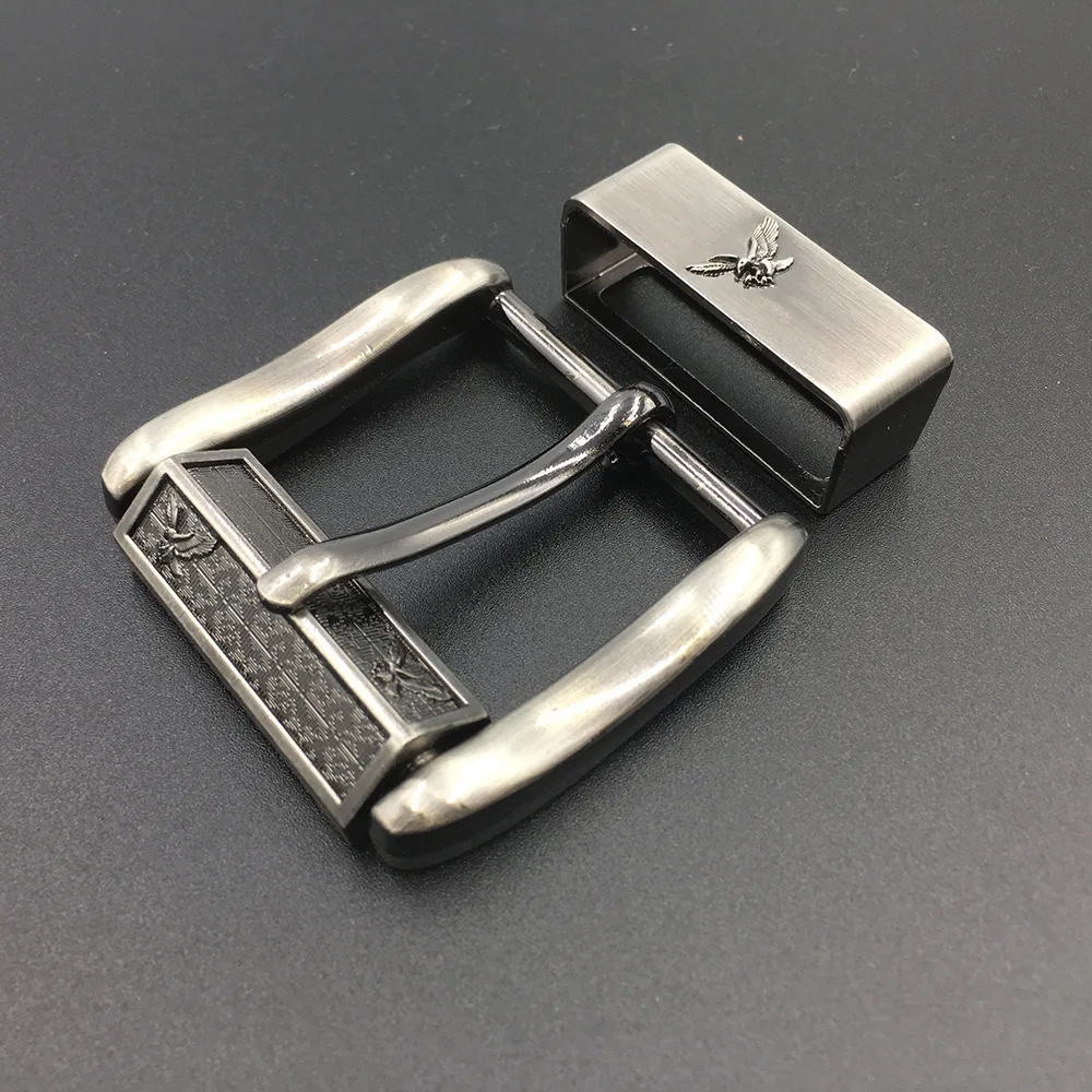 1PC 4cm Gepersonaliseerde Gesp Heren Roterende Pin Gesp Metalen Gesp Jeans Accessoires