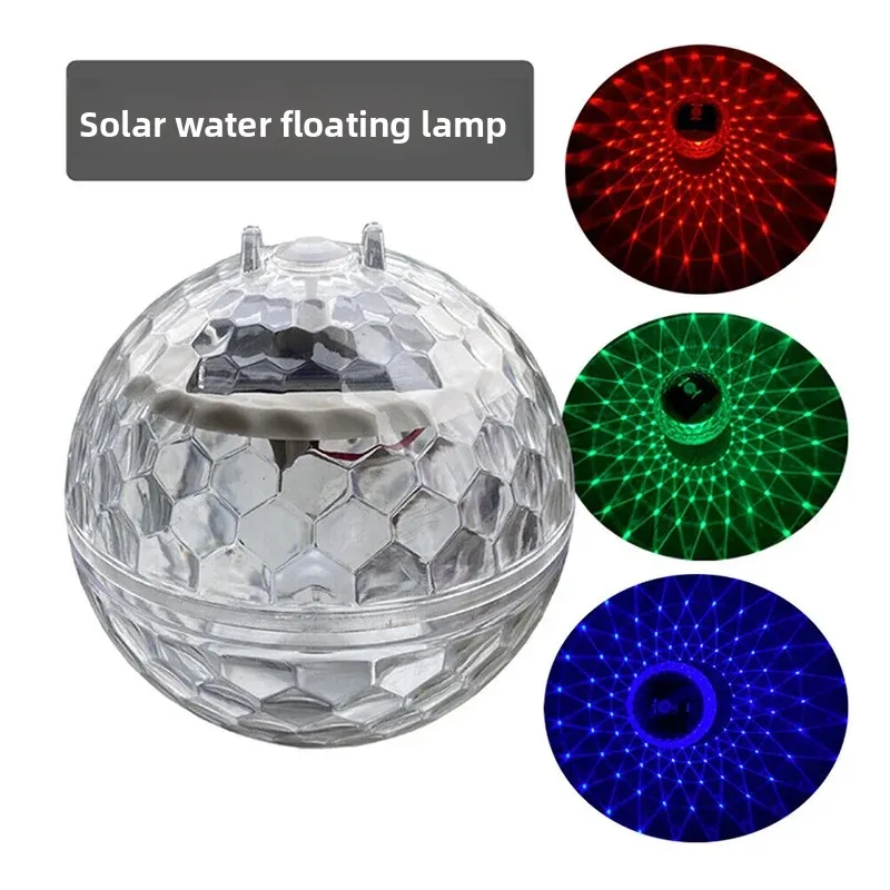 Solar-powered skipping lights for park pools, courtyard outdoor landscape lighting, waterproof mosquito-attracting lights