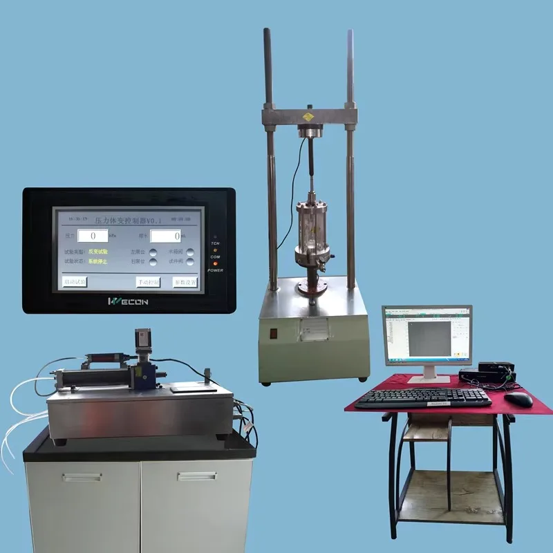 C001 Soil Stress-strain Controlled Shear Permeated Triaxial Test Apparatus