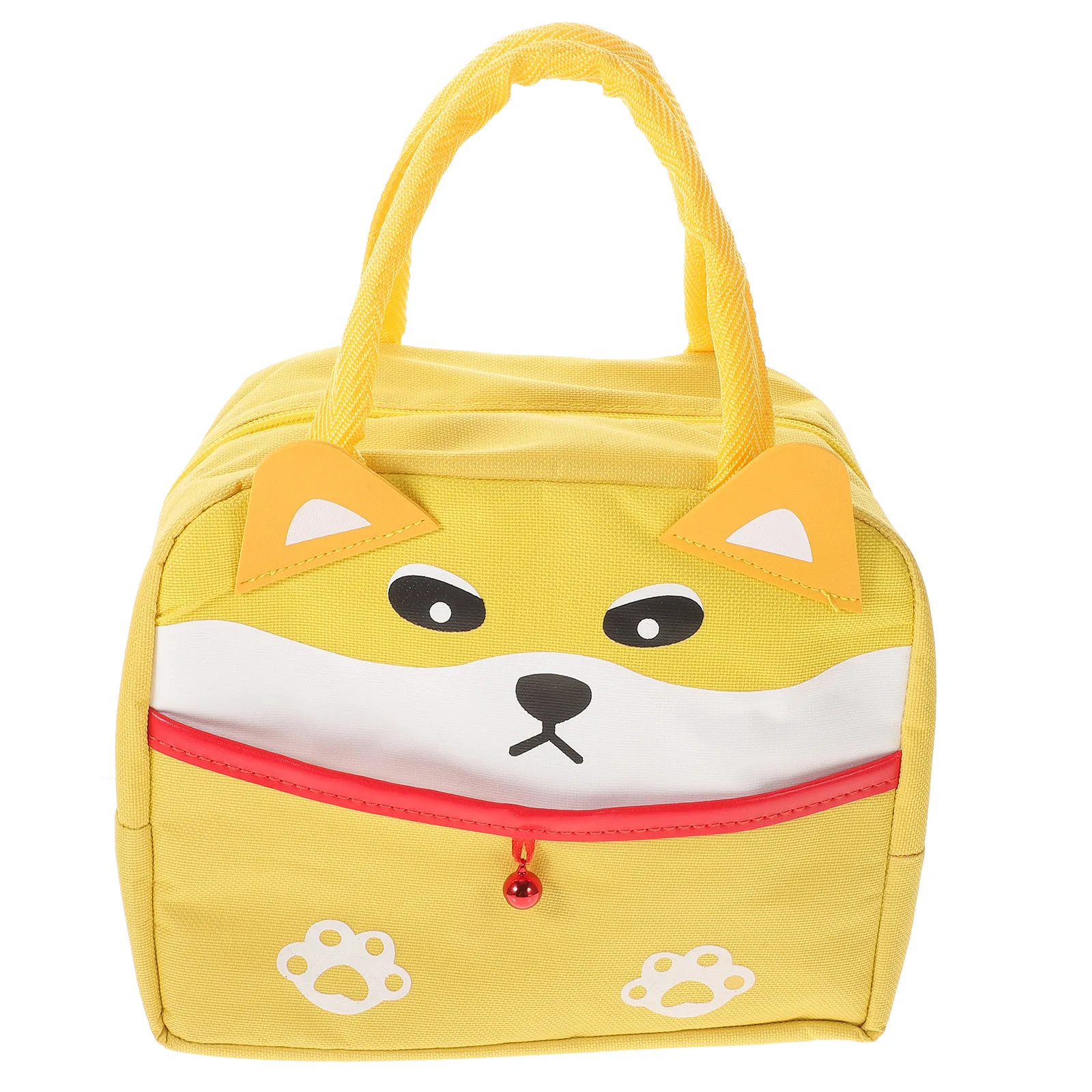 

Легкая термосумка для обедов с широким застежением-молнией, изолированная сумка-бенто для путешествий на природе, портативная сумка-тоут для хранения еды