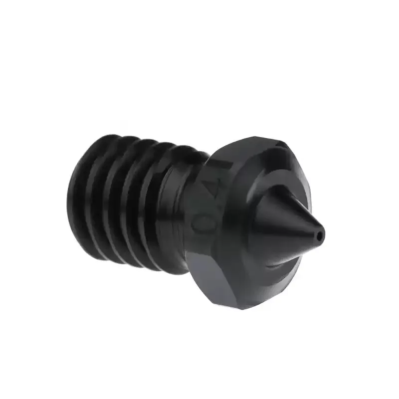 Bimetallic Hardened Steel 3D Printer Nozzle, High Temp Wear Resistant Print Head Nozzle Compatible with X1 P1 Hotend