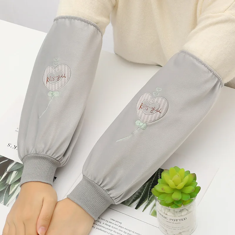 

Зимние длинные манжеты Мультяшные фланелевые теплые анти-обрастающие рукава женские студенты взрослые рукава