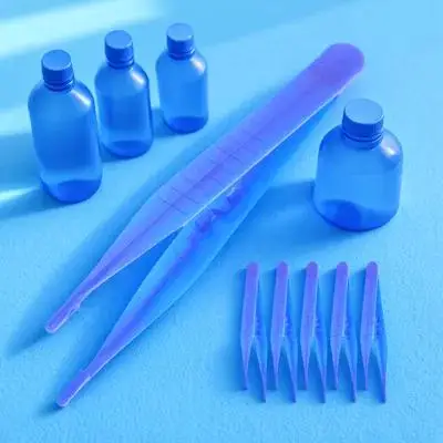 

6pcs Plastic Tweezers Reptiles Feeding Tool For Lizard Scorpion Spider Feeding Clamp Pet Reptiles Supplies Insect Enclosure