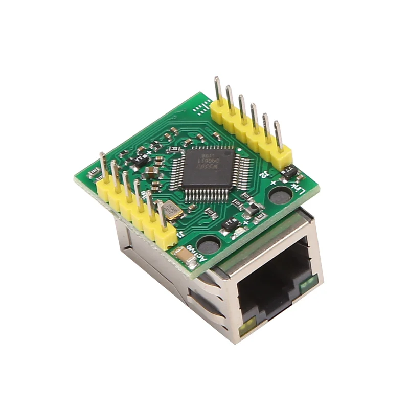 【NUEVO】 Módulo de red Ethernet 5X W5500 interfaz SPI protocolo Ethernet/TCP/IP Compatible con Wiz820io