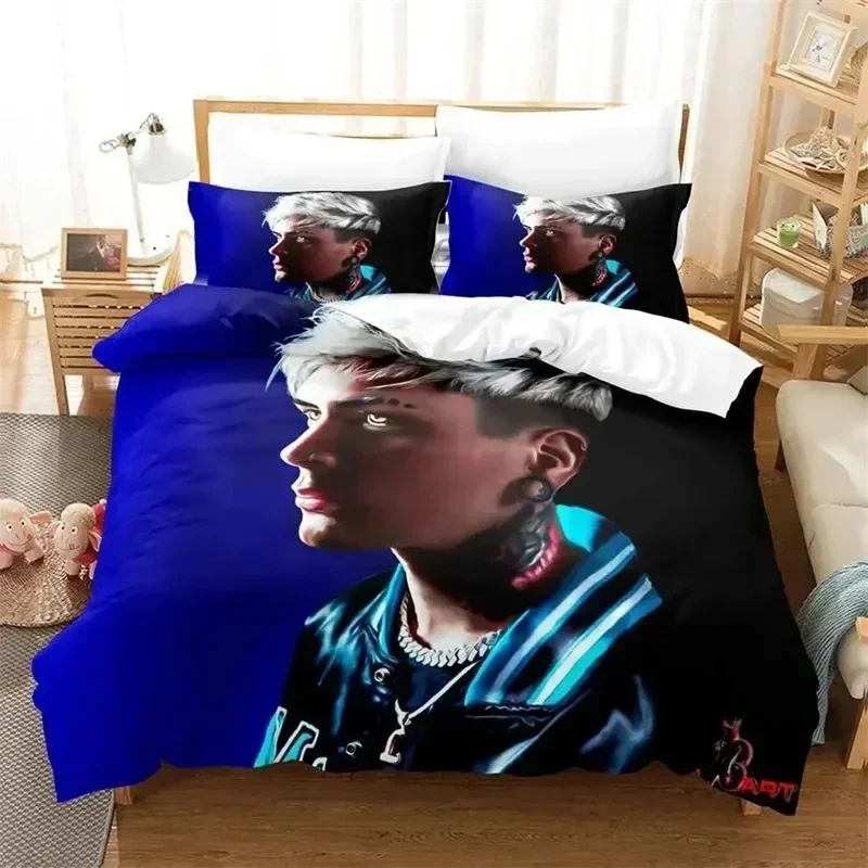 

DJ Hip Hop Lit Killah 3D NEW Duvet Cover Pillowcase Bedding Set Adult Boy Girl Bedroom Decoration Children Single Double Large