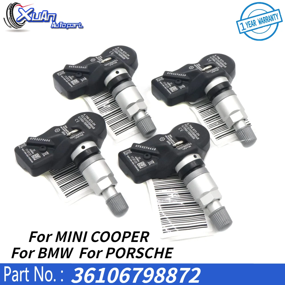 Tire Pressure Sensor 36106798872 36106874830 TPMS 433MHz For BMW 2 3 4 5 6 7 Series M6 X1 X3 X4 Z4 M5 M6 For Alpina Mini Alpina