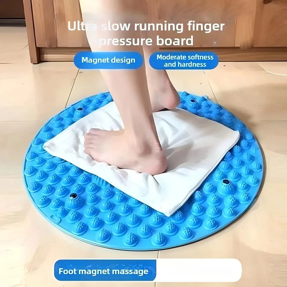 Foot Acupressure Massage Mat with Magnetic Beads, Portable Foot Pressure Board for Yoga Workout and Feet Relax at Home