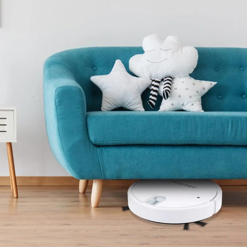 Aspirateurs robotiques automatiques 5 en 1, rechargeables avec lumières d nettoyage, livraison directe