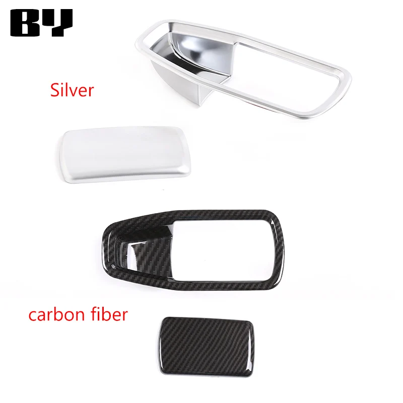 For BMW 3 Series G20 G28 2020-2022 ABS Chrome Co-pilot Passenger Glove Box Storage Box Handle Trim Cover Sticker Accessories