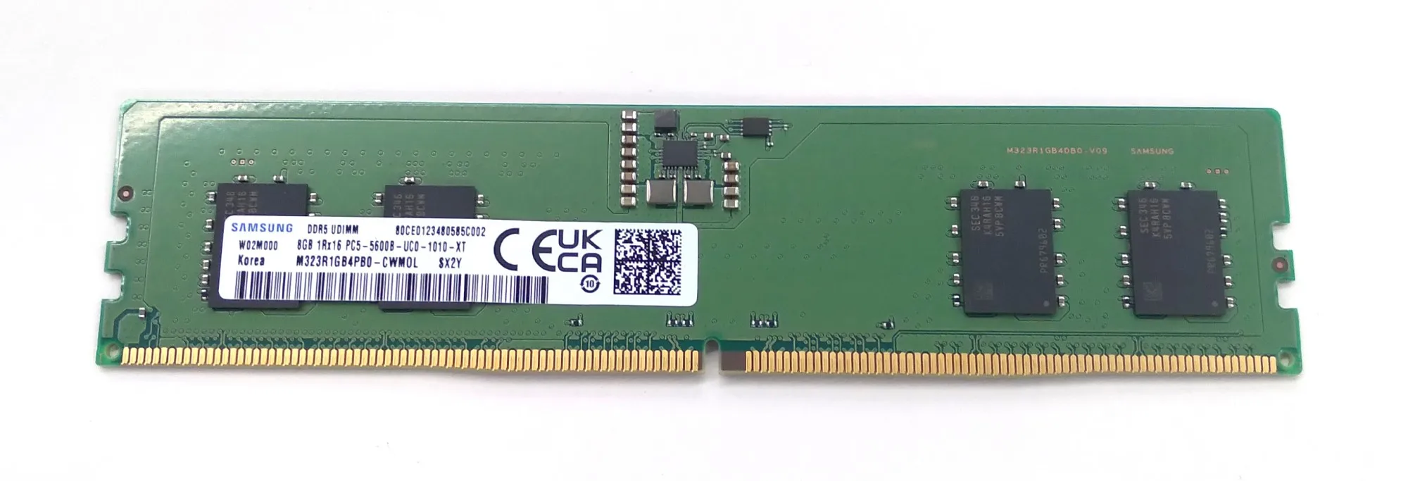 

Samsung M323R1GB4PB0-CWM 8 GB Memory Module - 1rx16 DDR5 5600 MHz - 11 Voltage - 288-pin - CL46 - UDIMM - Used-Like New