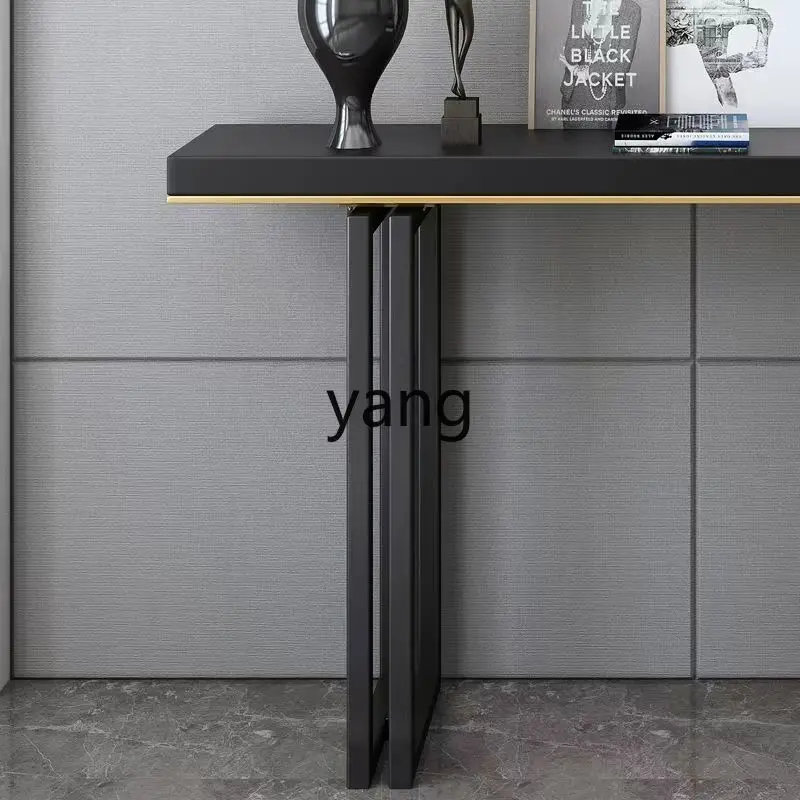 

LMM Chinese solid wood home Zen long porch table modern simple home