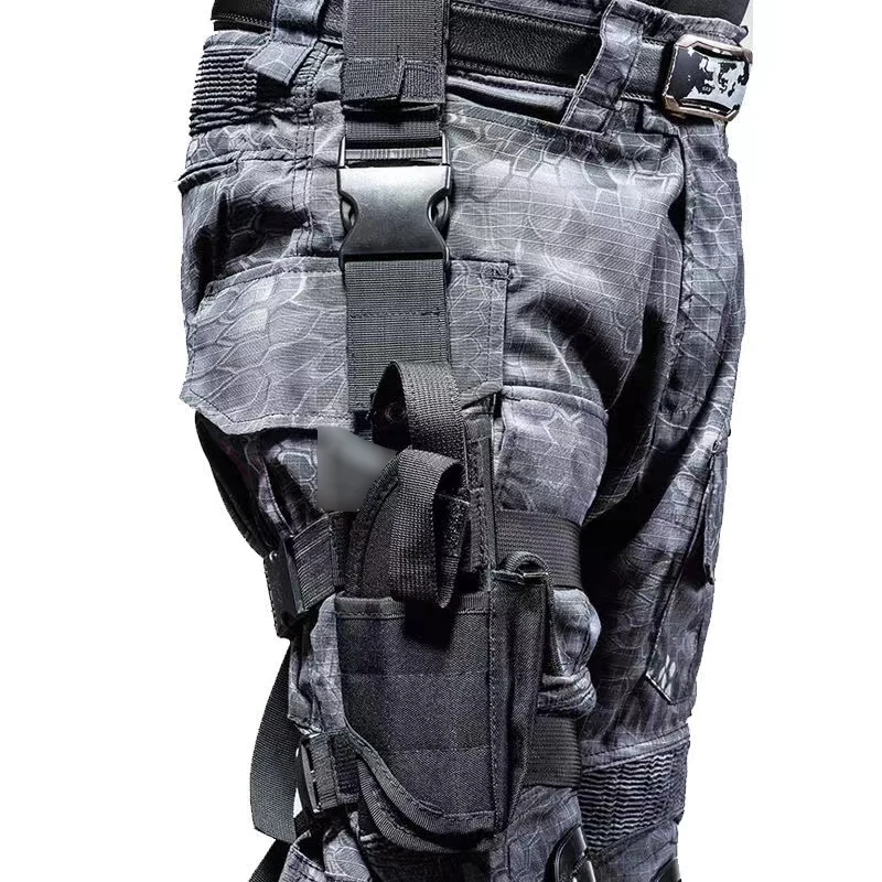 Universal Drop Leg Gun Holster Right Handed Tactical Thigh Pistol Bag Pouch Legs Harness for All Handguns