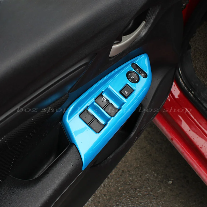 Per Honda Fit 2014 2015 2016 2017 2018 2019 adesivi decorativi di sollevamento del vetro dell\'auto accessori speciali per auto di modifica d\'interni