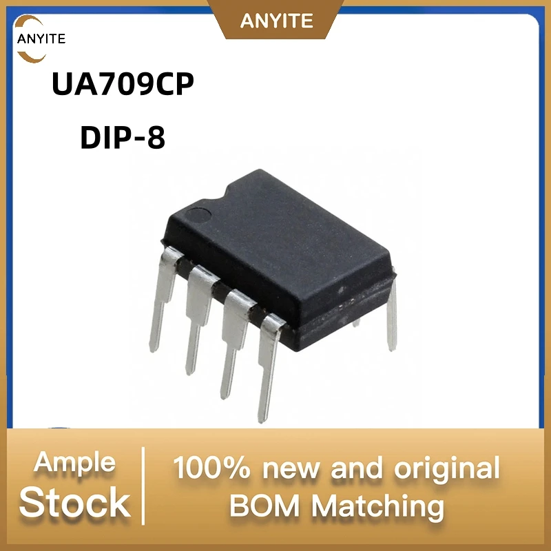 10Pcs/LoT   UA709CP  UA709   UA709C  DIP8