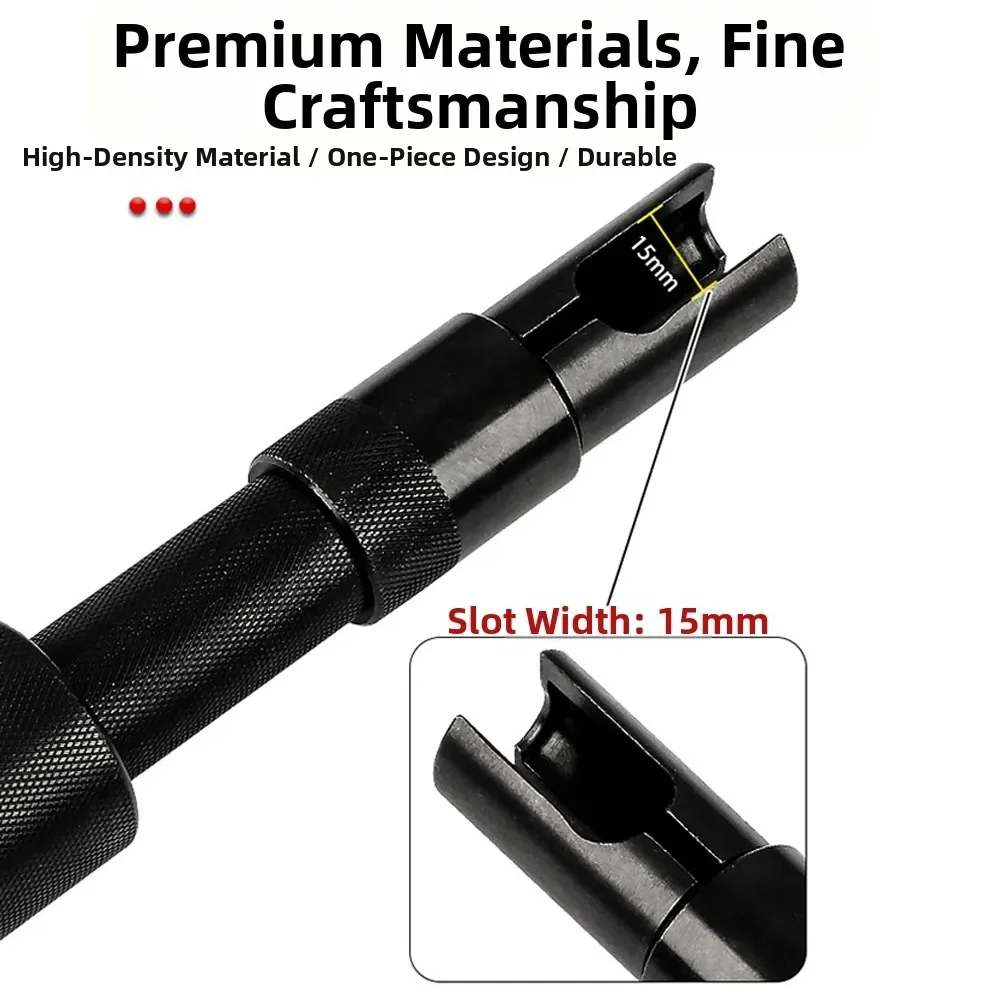 Reliable Engine Fuel Injector Puller Tool with Alloy Construction and Textured Grip Handle for Easy Injector Removal