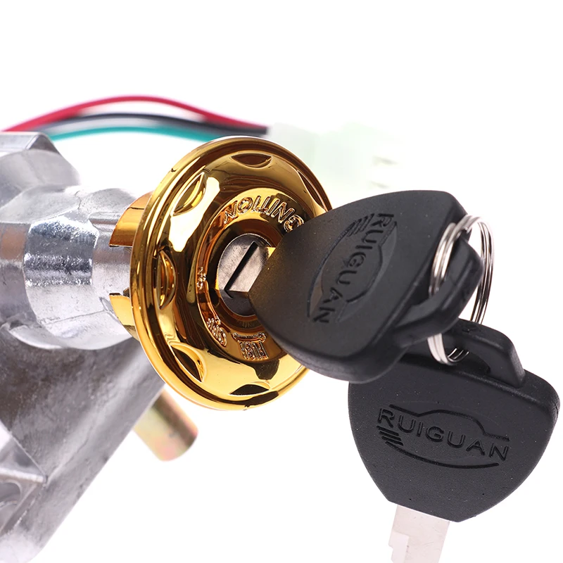 High Performance Universal Battery Mini Lock with 2 keys For Motorcycle Electric Bike Scooter E-bike Electric Lock