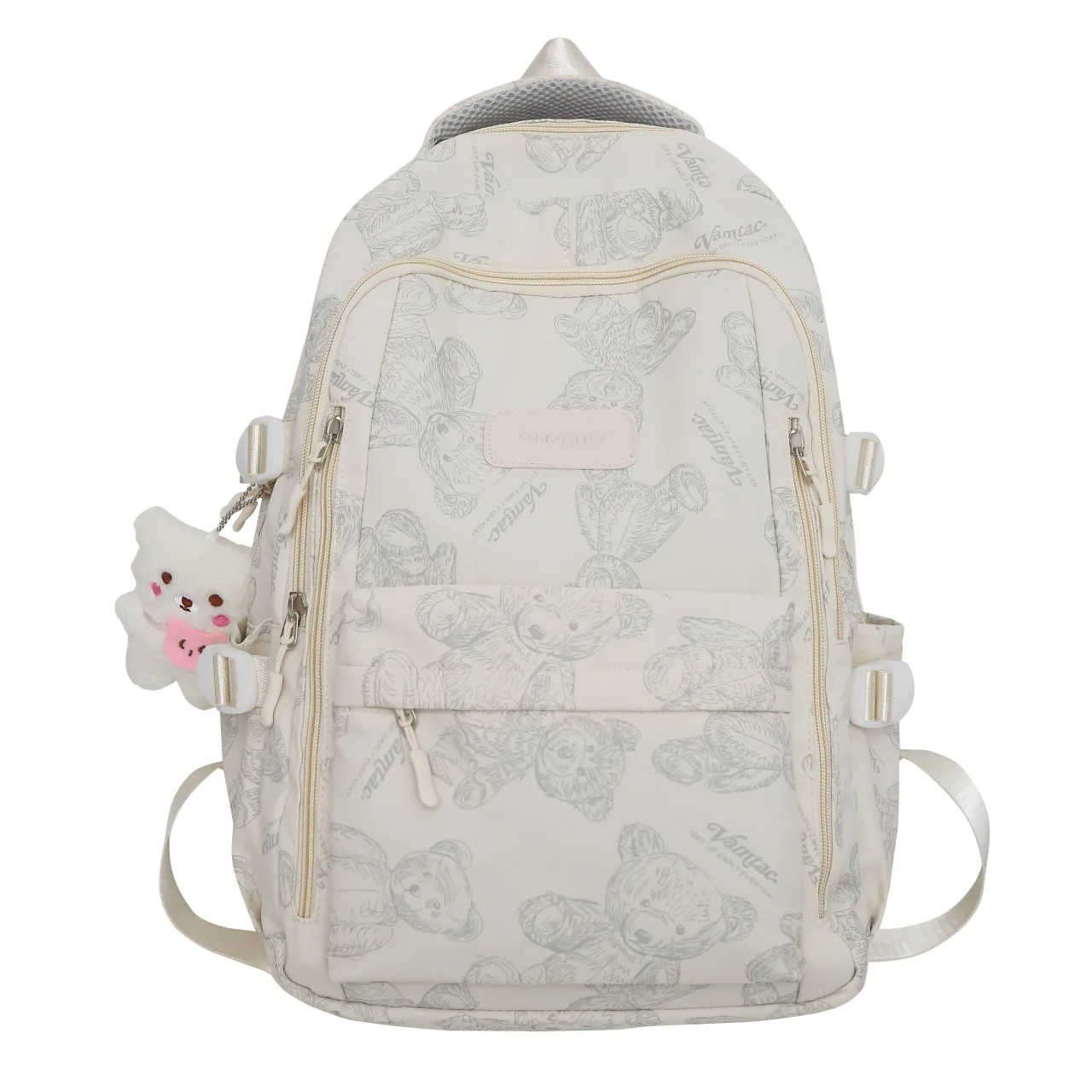 Ransel wanita motif reflektif, ransel sekolah SMP kualitas tinggi, motif reflektif, ransel Anti percikan kapasitas besar, tas ransel wanita