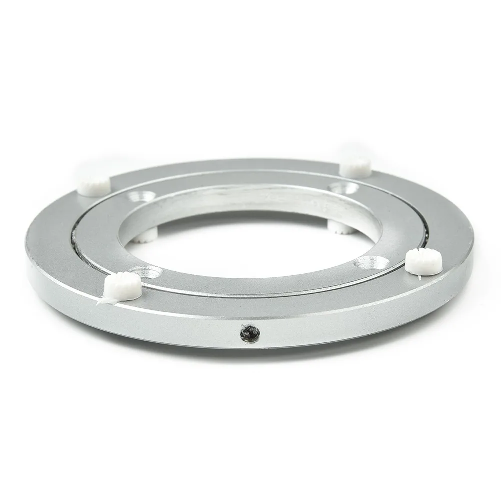 

Алюминиевая поворотная платформа-подставка (Lazy Susan) с подшипником, компактная и гибкая, идеально подходит для демонстрации продуктов, использования в качестве подставки для телевизора/монитора, для кейтеринга.