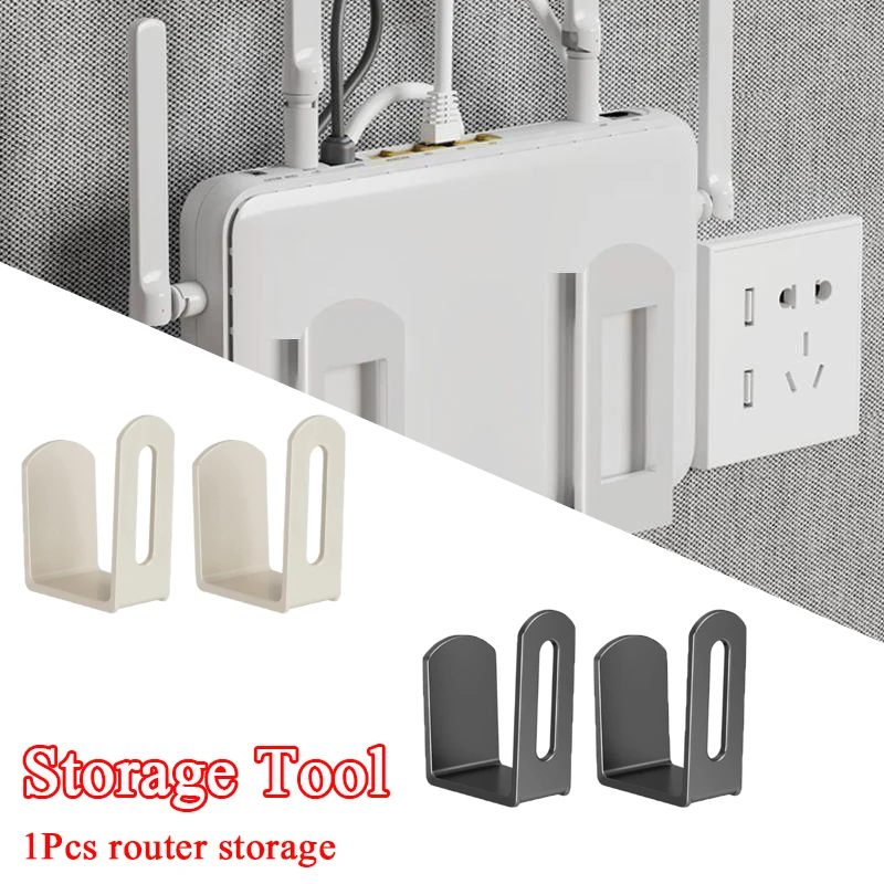 Router Storage Box Wall Artifact Set-top Box Wall-mounted Fixture Support Bracket Wifi Placement Rack