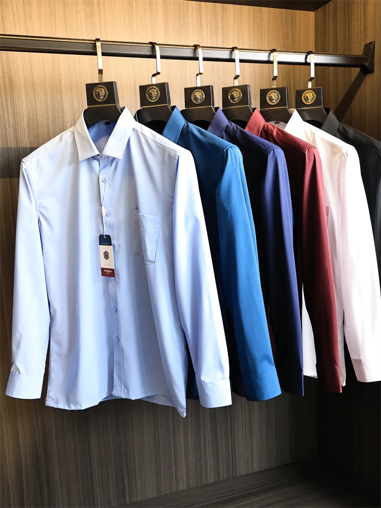 

Мужские длинные све ирт, удобные, дышащие, из полиэфирного волокна, осенние, пригородные, модные, городские, повседневные, слэ