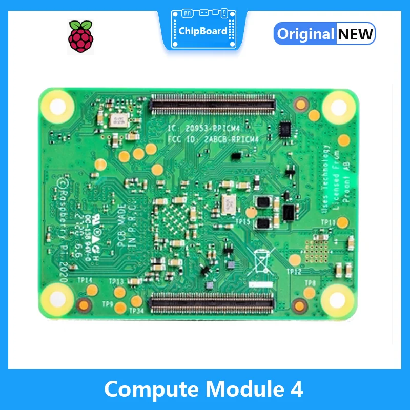 CM4 Raspberry Pi Compute Module 4 with 1GB Ram Lite/8G/16G/32G eMMC Flash optional Support Wifi/bluetooth