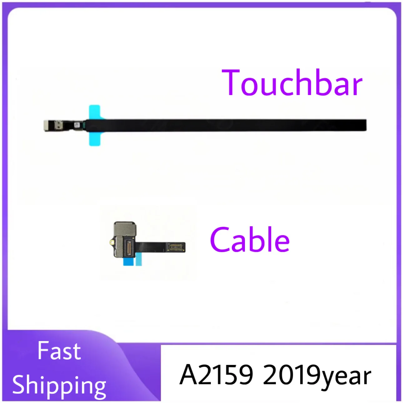 EMC 3301 JBLT New Replacement Touchbar For Macbook Pro Retina 13'' A2159 2019 Touchbar With Cable/TouchBar/Cable