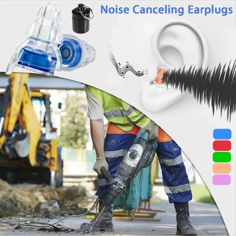 1 زوج الموسيقى لينة سيليكون الأذن المقابس مريحة تناسب المهنية الصف الموسيقى سدادات الحد من الضوضاء سدادات حماية الأذن النوم #4