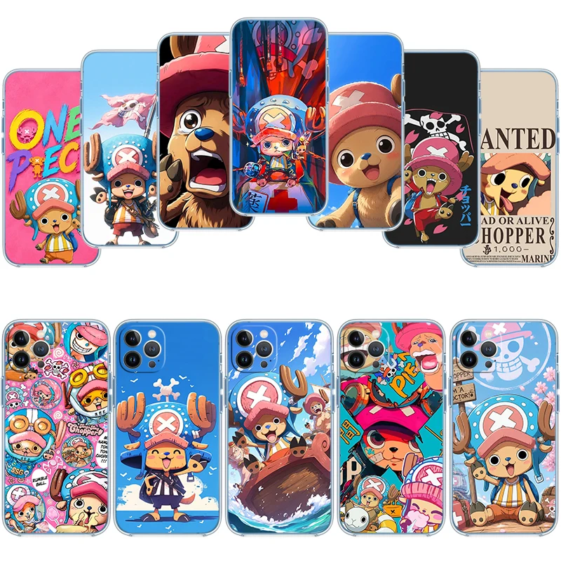 II52 One Piece Chopper Transparent Phone Case for Motorola Moto Edge 20 30 40 50 S30 Fusion Ultra Pro Neo Lite + G200 G23