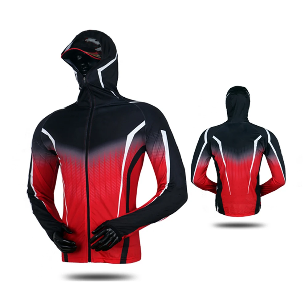 Angel Hoodie Anti-UV-Sonnenschutz Sonnenschutz Kleidung Angel hemd atmungsaktive schnell trocknende Angel Trikot Kapuze Sportswear