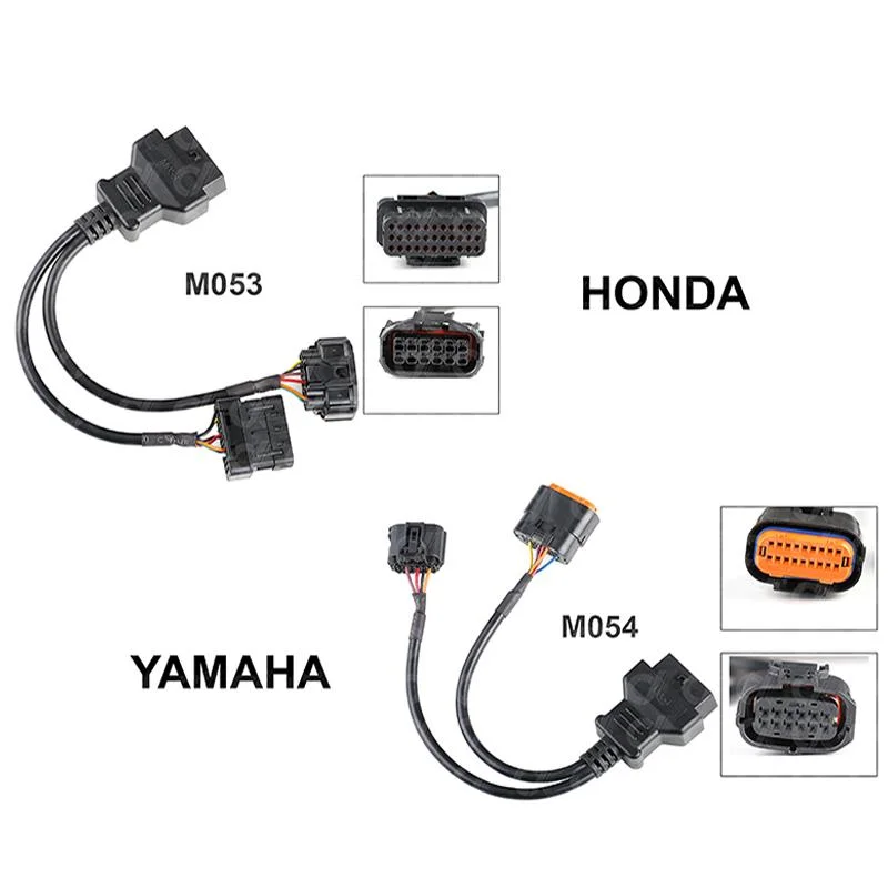 OBDSTAR M053 M054 Motorcycle IMMO Cable for Honda Suzuki Yamaha Smart Key Programming Proximity Key Dedicated Connector