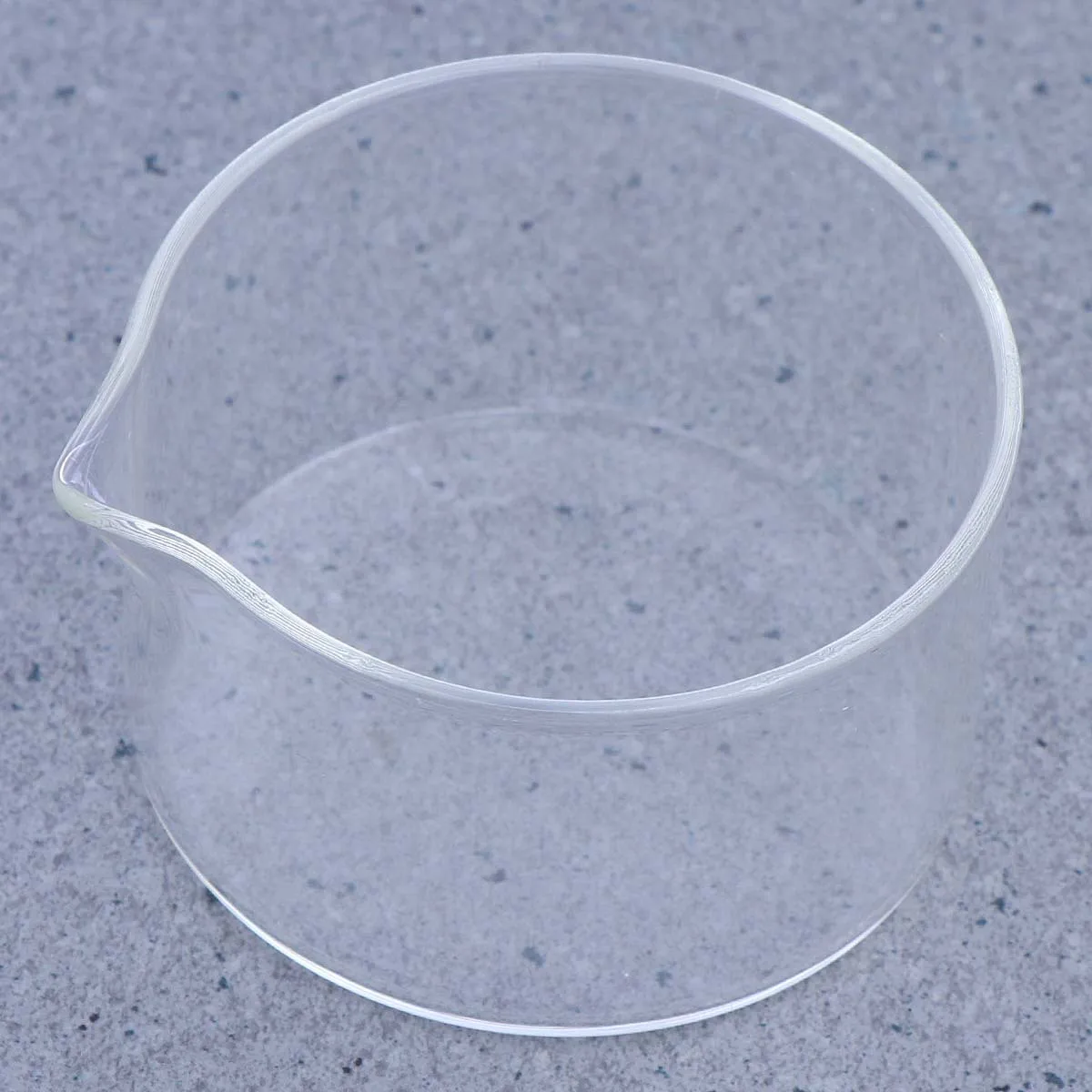 

Glass Crystallizing Dish Flat Bottom Heat Resistant Thickened Spout for School Lab Home Accessory Crystallizing Dish