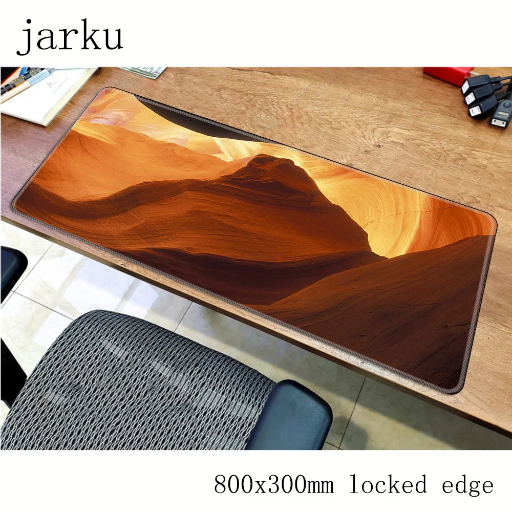 

Antelope Canyon mouse pad High-end gaming mousepad anime 80x40cm office notbook desk mat hot sales padmouse games pc gamer mats
