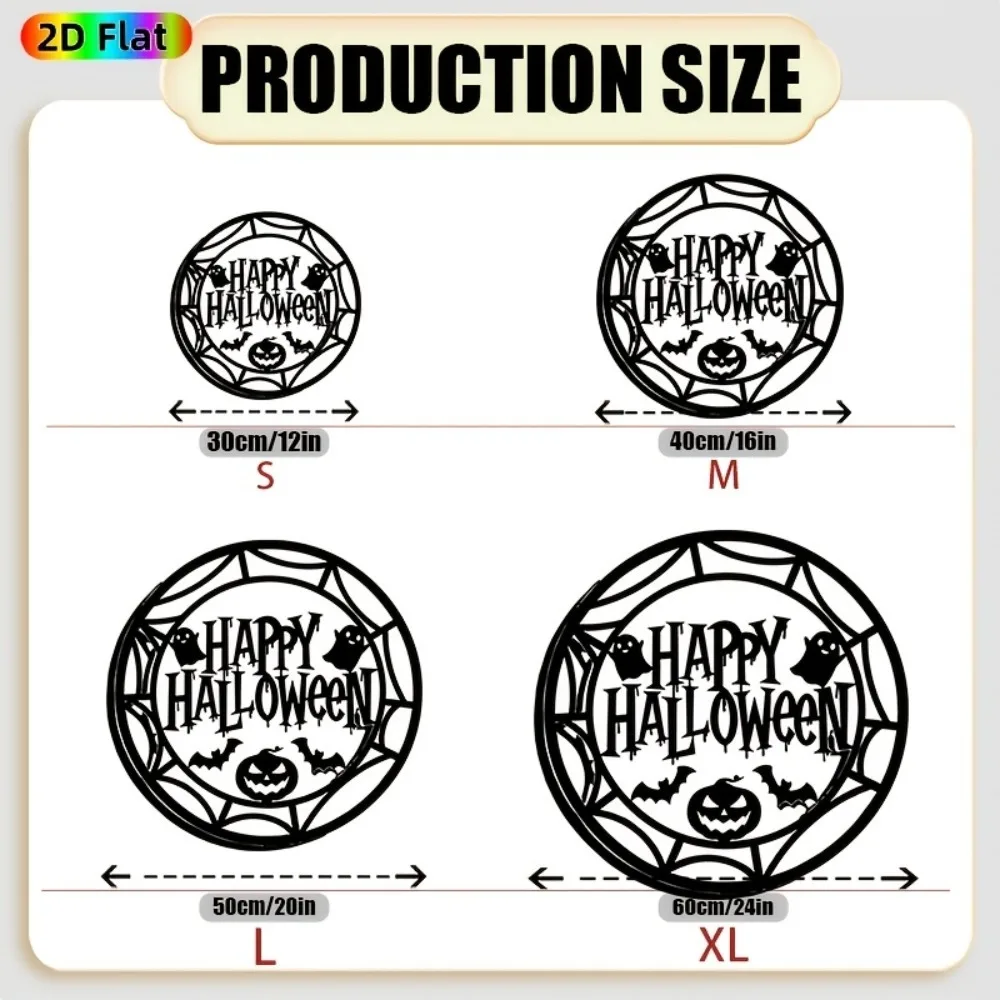 CIFbuy Halloween Spider Web Ghost Bat Gaming Mouse Pad Non-Slip Rubber Base Edge-Locked Laptop Desk Mat - view 3