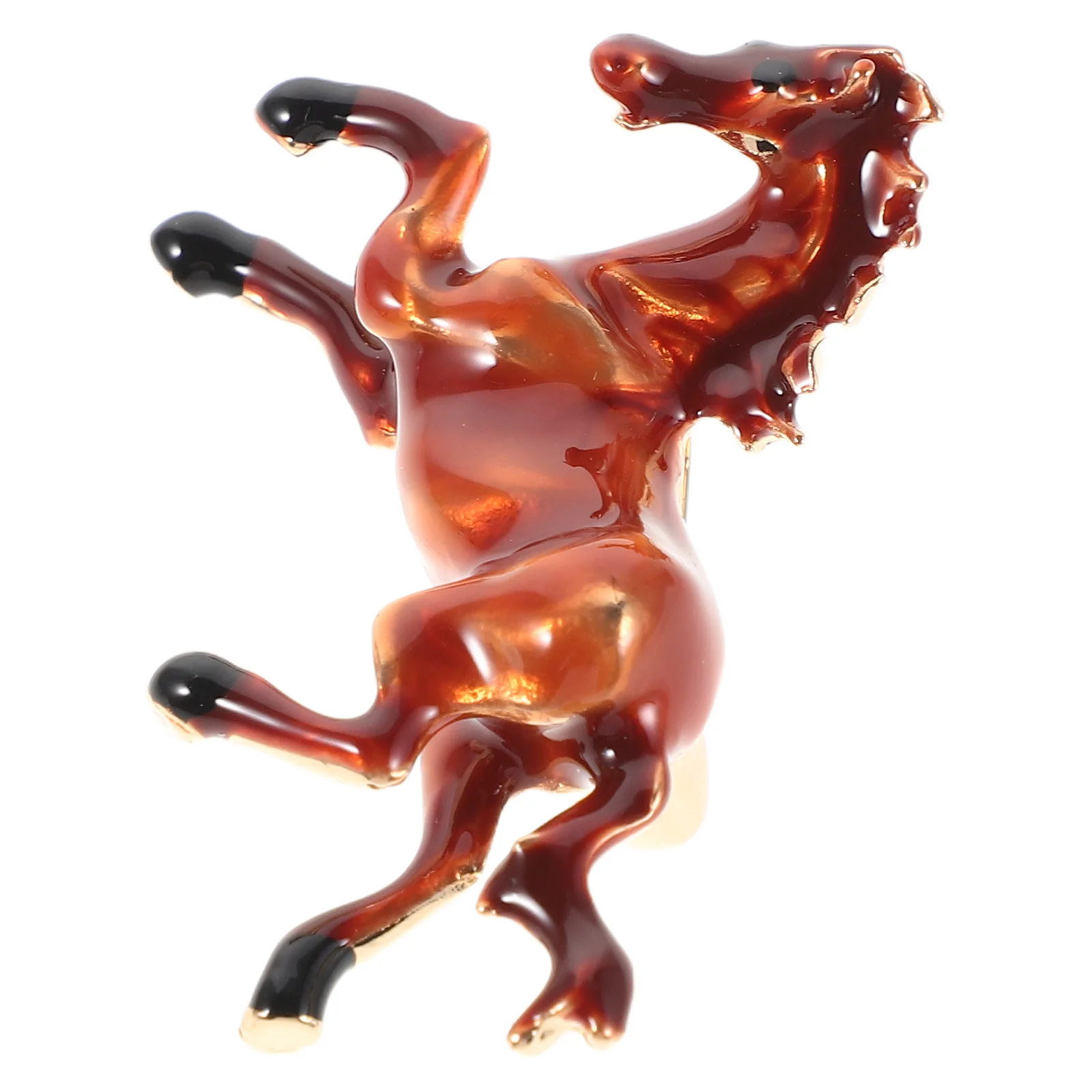 

Zodiac Horse Brooch Decorative Pins for Clothing Cartoon Chinese New Year Cute Animal
