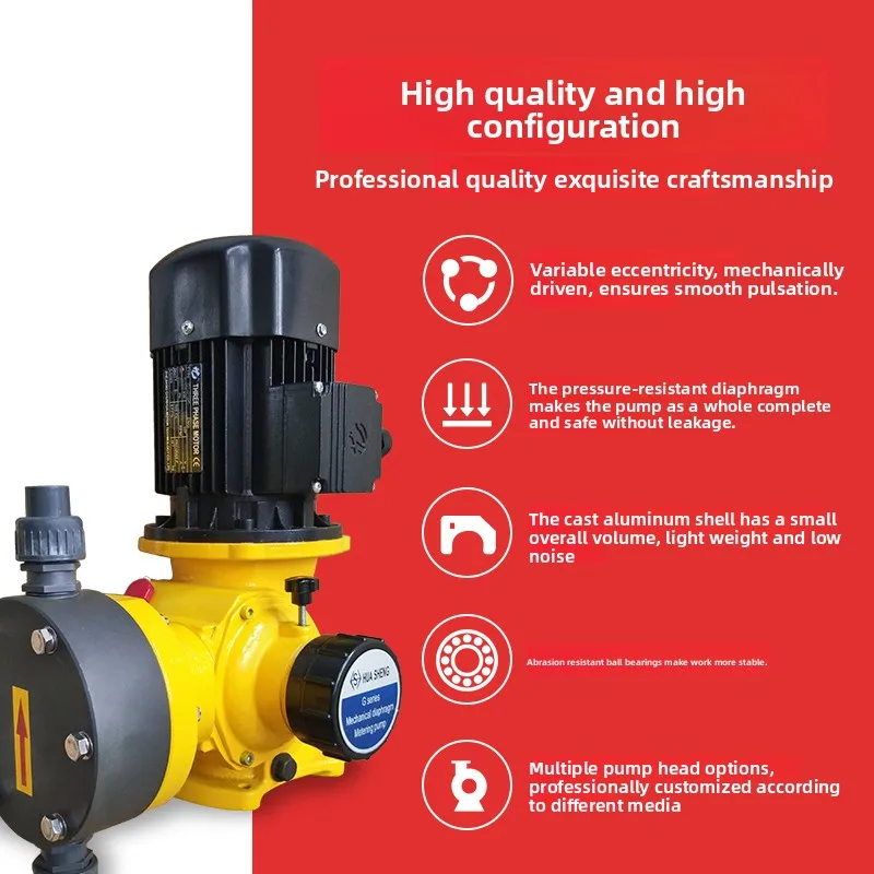 LTT， mechanical diaphragm metering pump flow pump sewage treatment check valve acid and alkali corrosion resistance