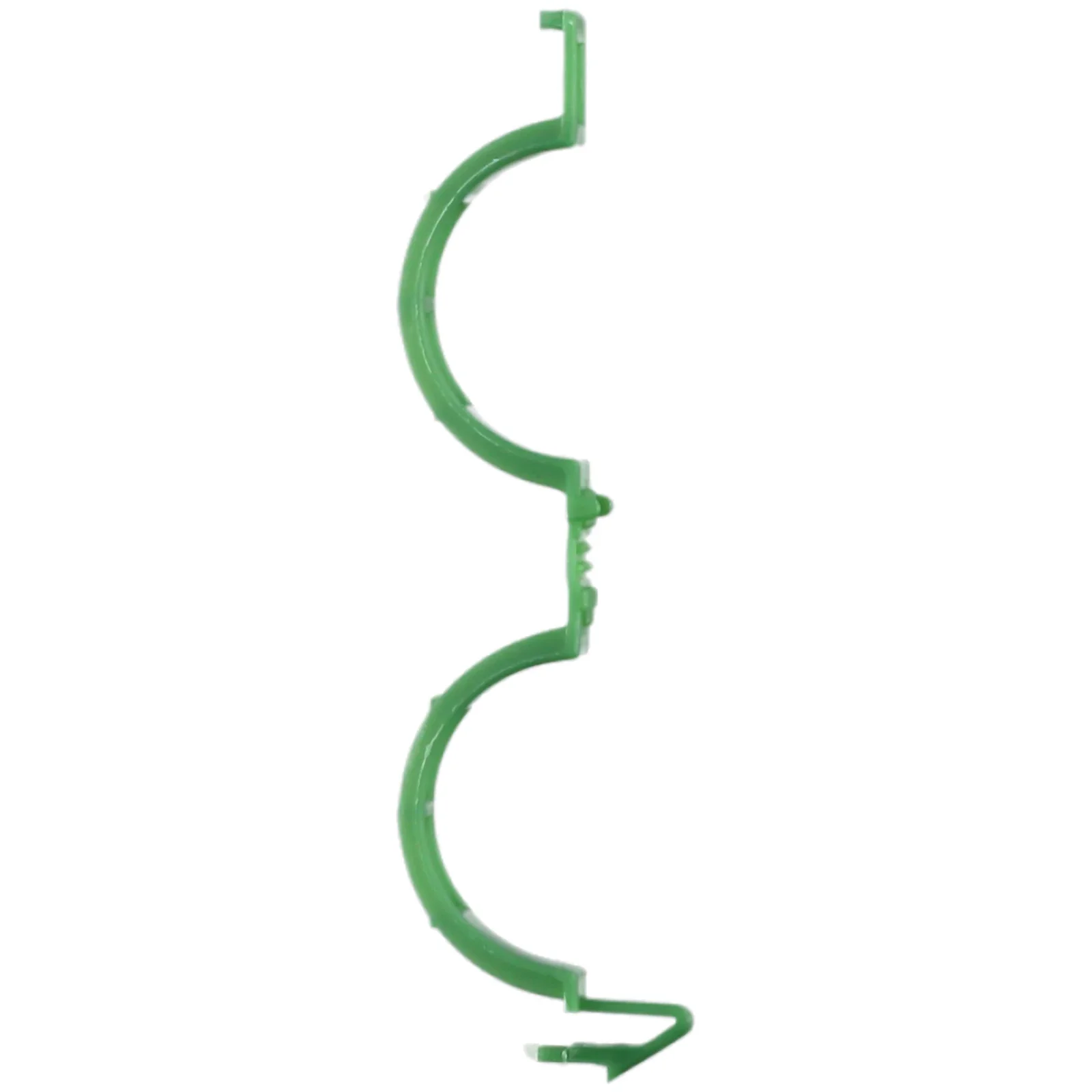 

100Pcs Orchid Stem Clip Plant Support Vine Plastic Clips Flower Grow Upright Branch Clamping Garden Plant Support Clips