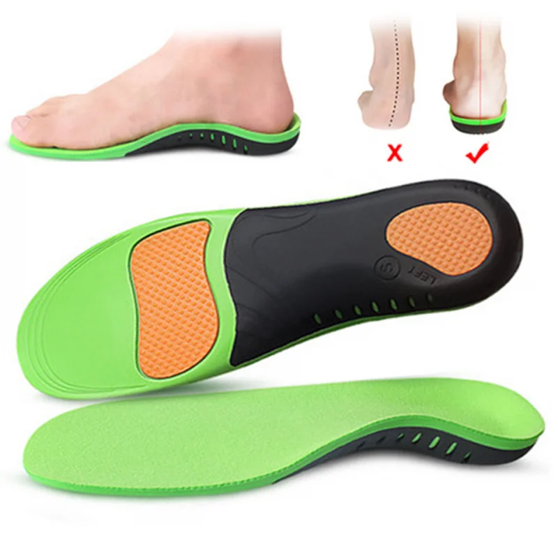 Eva Orthopedic Shoes Sole Insoles for Feet Arch Foot Pad X/O Type Leg Correction Flat Foot Arch Support Sports Shoes Insert