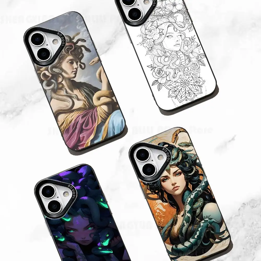 

Art M-Medusa Greek Phone Case For IPhone 17 16e 16 15 14 13 12 11 Pro Max X XR XS MAX Back Cover