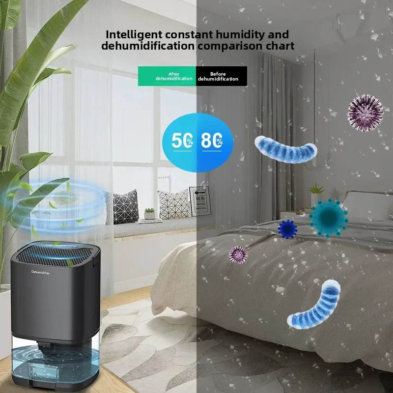 Dehumidifier Small Dehumidifier Household Indoor Silent Moisture Removal Dryer Basement Moisture   sorption And Dehumidification