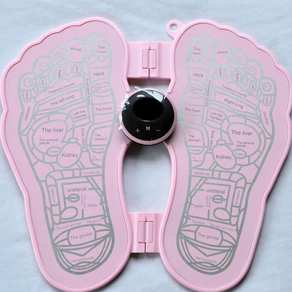

1Set Foot Massage Pad Electric Portable Foot Massager for Home Use Deep Sole Massage Therapy Muscle Stimulator