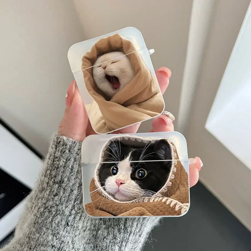 

Funny Animal Dog Cat Earphone Case For AirPods Pro 3 4 Protective Silicone Shell Cartoon Cover For AirPod 1 2 Fundas Air Pod Pro
