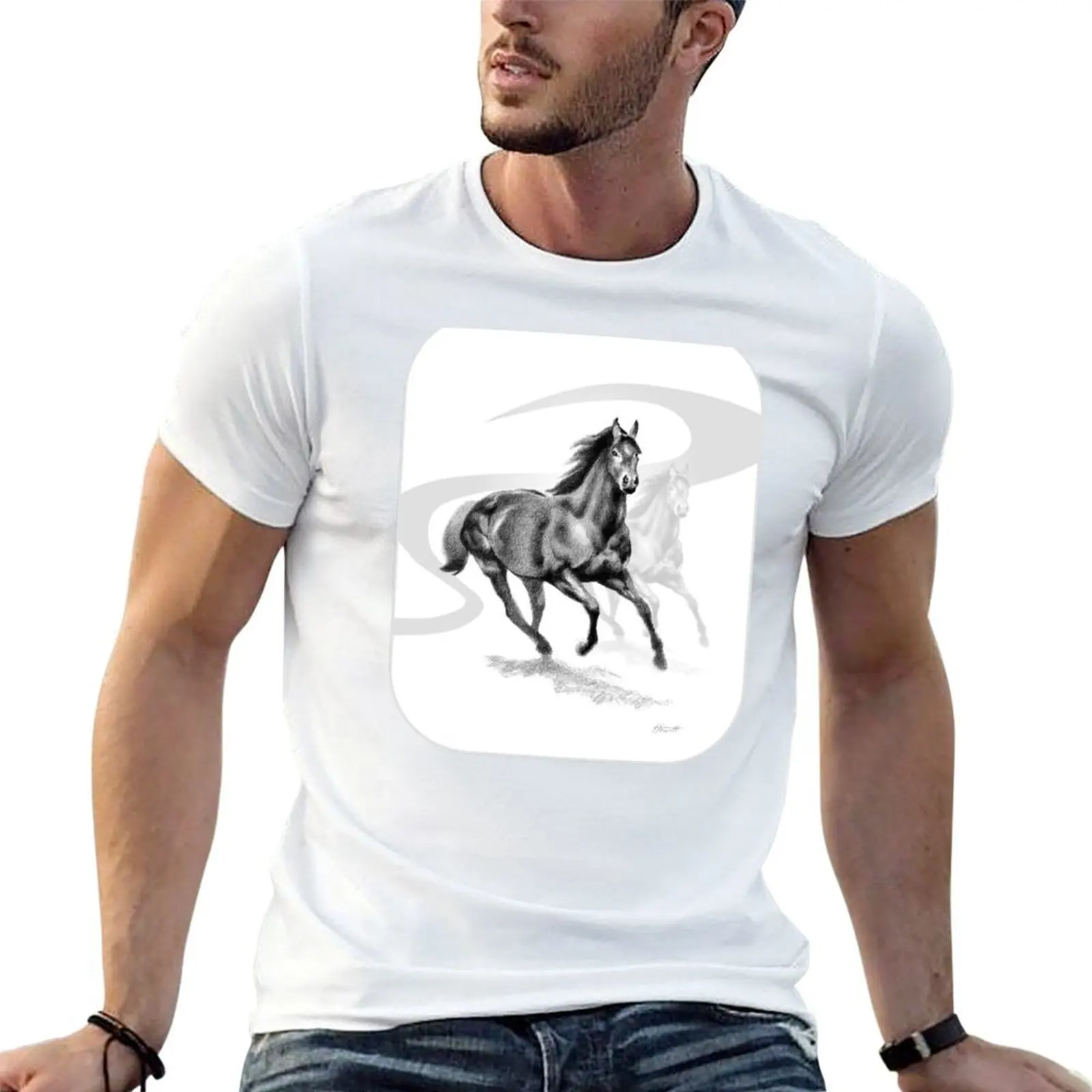 

Master Hand (USA) Thoroughbred Stallion T-Shirt graphic t shirts for man anime tshirt T-Shirt