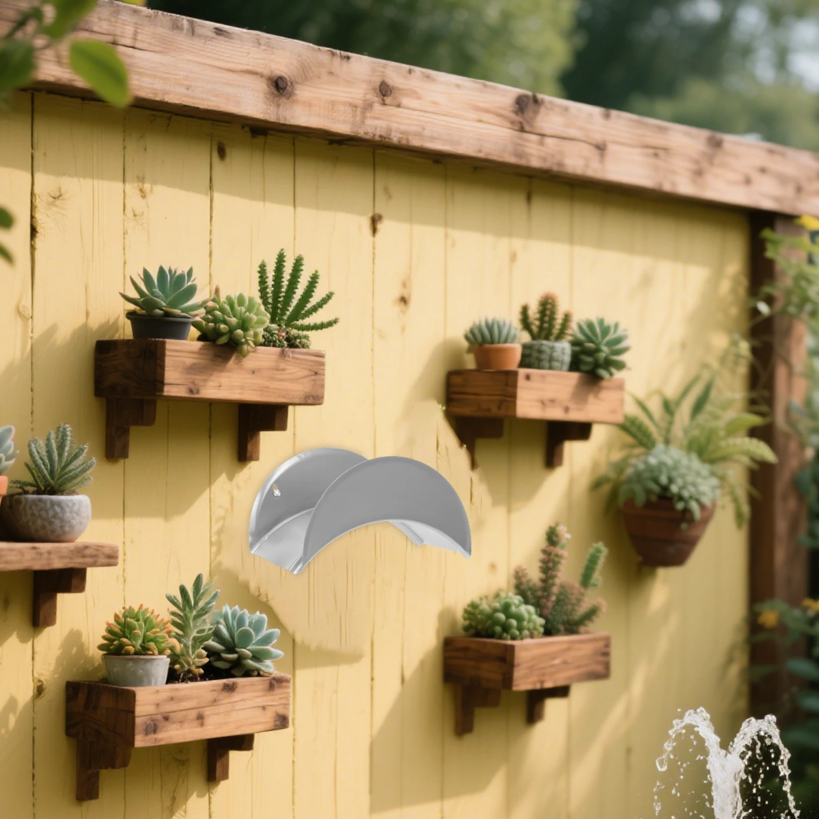 Garden Hose Holder Wall Hanging Heavy Duty Light Grey Plastic Water Pipe Support Yard Storage Outdoor Accessories Gardening Rack