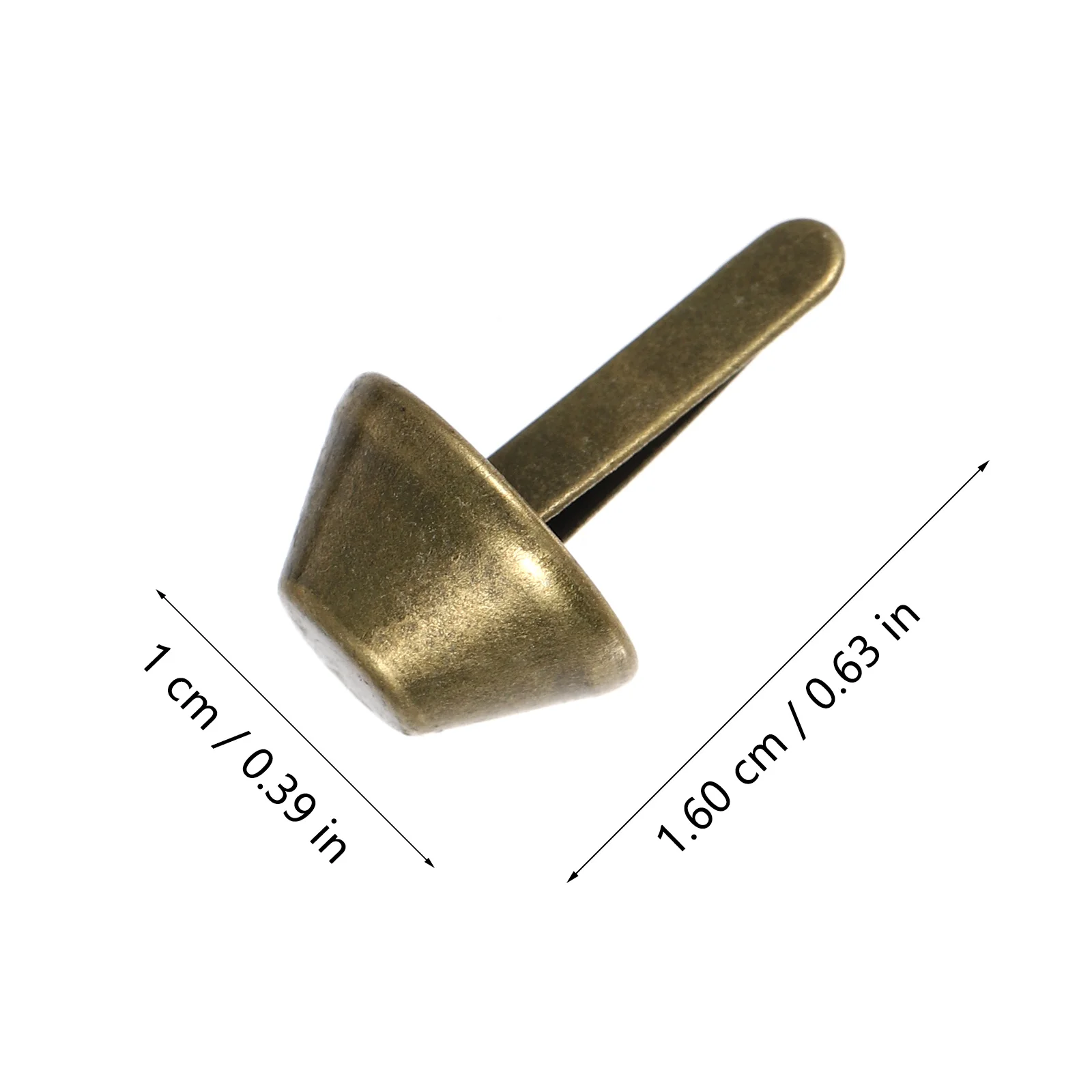 

100Pcs Bag Rivets Metal Bucket Type Bottom Studs for Craft DIY Purse Handbag Repair Accessories Bag Rivets