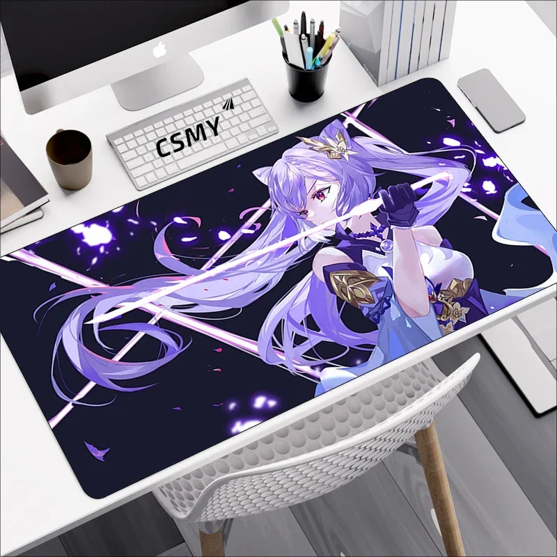 

Genshin Impact Mause Pad Mouse Gaming Accessories Keyboard Mat Kawaii Deskmat Cartoon Pc Gamer Computer Carpet Desk Mousepad Xxl